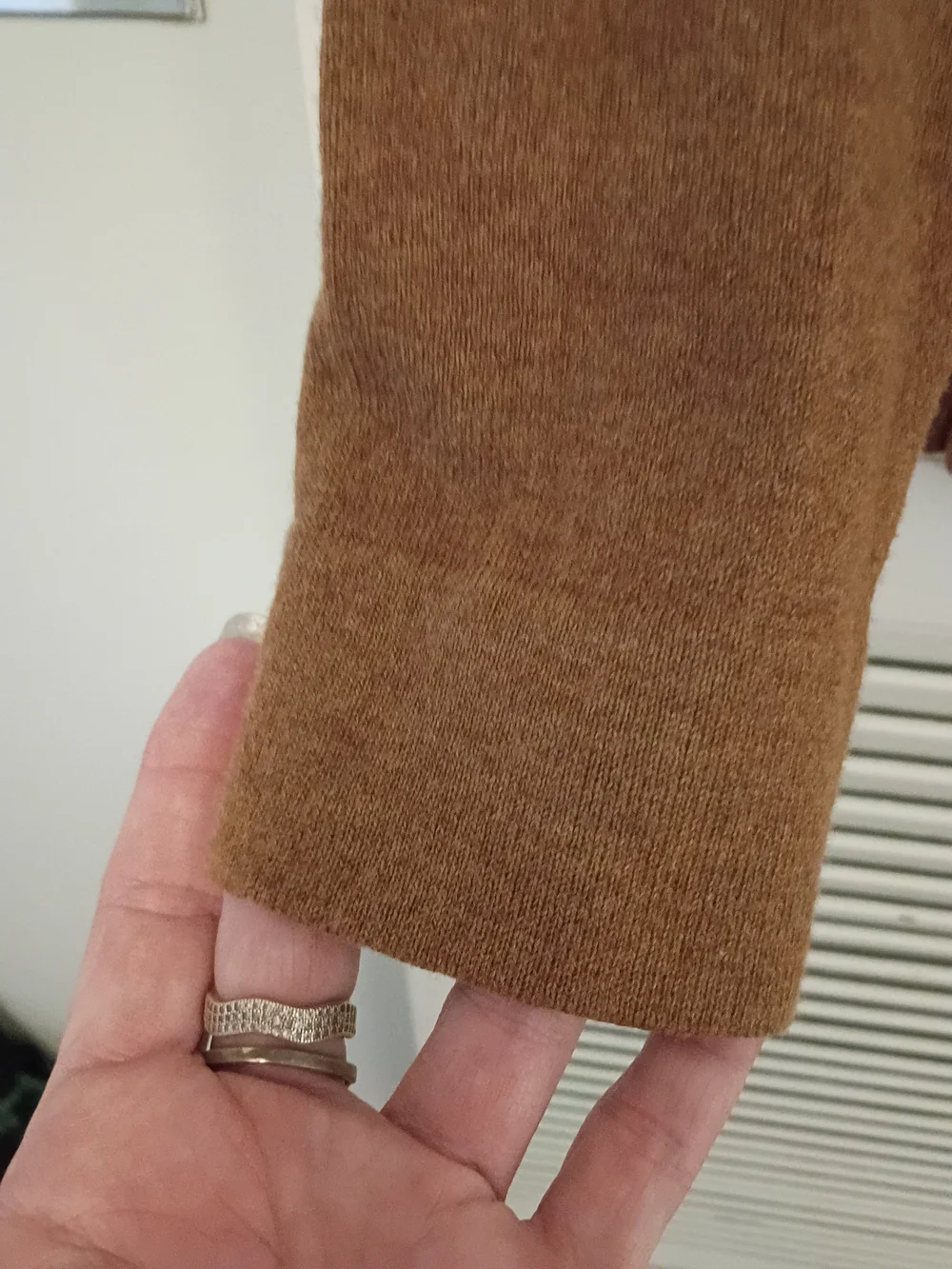 J. Crew Women's Crewneck Sweater in Warm Camel Brown